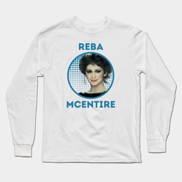 reba || blue Long Sleeve T-Shirt by claudia awes